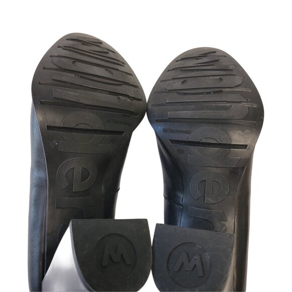 Wonders Leather Block Heel Pump - Picture 9 of 10